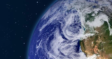 Earth from the space