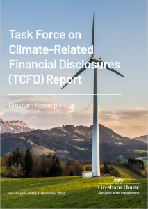 cover of TCFD report