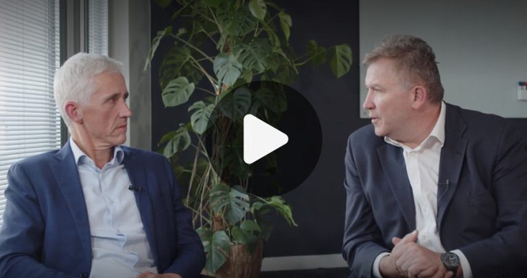 Mike Adams and Tony Dalwood in talk